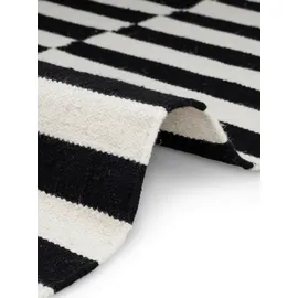 HANSE HOME Donna Wollteppich Donna Schwarz Natur Weiß, - Naturbelassen