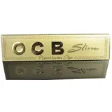 OCB, 10 Booklets OCB Slim gold-Material, mit.