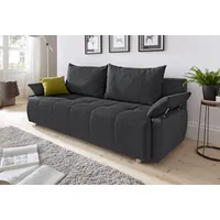 COLLECTION AB Schlafsofa mit Bettfunktion, inklusive 2 Rücken- und 1 Zierkissen, frei im Raum stellbar