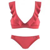 JETTE Triangel-Bikini Damen Rot 32 Cup A/B