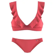 JETTE Triangel-Bikini Damen Rot 32 Cup A/B