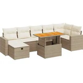 vidaXL Garten-Lounge-Set 5-tlg. beige