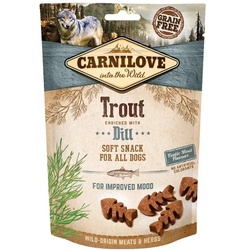 CARNILOVE Semi moist snacks Delikatesse mit Forelle und Fenchel 200 g