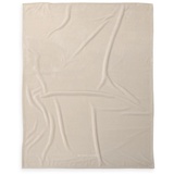 Herding TOM TAILOR Wellsoft Decke, 150x200 cm, 100% Polyester/ Wellsoft, gesäumt mit Logostickerei, WELLSOFT BLANKET Beige (Sunny Sand)