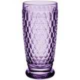 Villeroy & Boch Boston Lavender Longdrinkglas, Kristallglas Farbig Lila, Füllmenge 300 Ml, Spülmaschinenfest