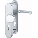 HOPPE Schutzgarnitur Paris 86G/3331/3310/138 F1 Naturfarbig eloxiert