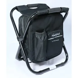 highfeld Campinghocker mit Rucksack Schwarz