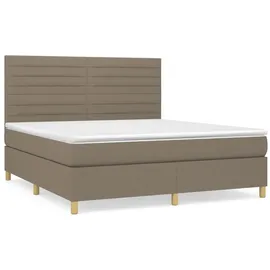 vidaXL Boxspringbett 180 x 200 cm Schwarz