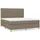 vidaXL Boxspringbett 180 x 200 cm Schwarz