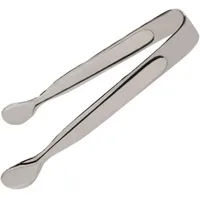 Mini roestvrij staal snoep clip 4,8 Zoll, zilver