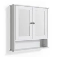 Vicco Badspiegelschrank Bianco Weiß, 56 x 58 cm