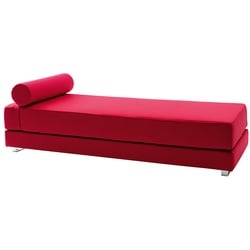 Softline Schlafsofa Lubi rot, Designer Kurt Brandt, 44x82 cm