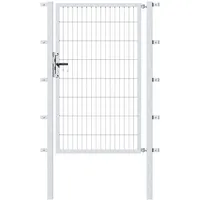 GAH Alberts Einzeltor Flexo 125 x 120 cm feuerverzinkt inkl. Pfosten 6 x 6 cm