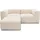 Raum.Id Ecksofa Gerrid L-Form« Cord, Modulsofa, bestehend aus 2 Eckelementen + 1 Hocker