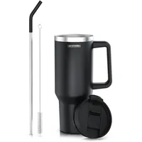 Arendo Thermobecher 1,2 l Schwarz