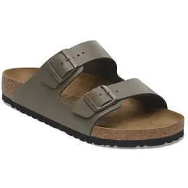 Birkenstock Arizona Natural Leather Sandalen - Concrete Gray - EU 46