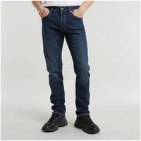 G-Star Regular-fit-Jeans »3301 Straight Tapered«, Gr. 34 - Länge 30, worn in dusk blue, , 38095509-34 Länge 30