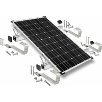 Befestigungs-Set für 1 Solarmodul - für Biberschwanz Ziegel für Solarmodule mit 40mm Rahmenhöhe