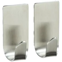 Tesa Handtuchhaken Edelstahl Silber