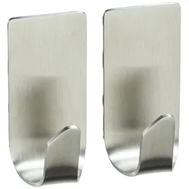 Tesa Handtuchhaken Edelstahl Silber