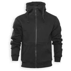 Bores Fashion Kapuzenjacke, schwarz, Größe 6XL für Männer