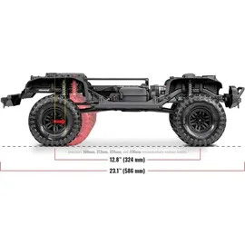 TRAXXAS RC-Monstertruck TRX-4 LR Defender 4CH RTR grün (1:10)