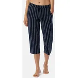 SCHIESSER Damen Pyjamahose Mix & Relax 3/4 Lang Kurz Baumwolle | Gr.: 40