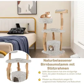 Costway Kratzbaum 124 cm grau