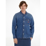 Tommy Jeans hemd »TJM CLASSIC DENIM OVERSHIRT«, Gr. XL - N-Gr, Dark Indigo, , 86890943-XL N-Gr