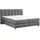 Home Affaire Boxspringbett HOME AFFAIRE "Moulay", grau, B:174cm L:231cm, Komplettbetten, Boxspringbett, inkl. Topper, in Überlänge 220 cm, 3 Härtegrade, auch in H4