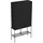 Vitra Equal Hochschrank 73,5 x 27,5 x 141 cm Schwarz-Eiche Holz, Metall, MDF
