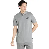 Puma ESS Pique Polo T-shirt, Medium Gray Heather, S