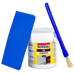 SOUDAL PU-Schaum-Entferner - Dose 100 ml mit Pinsel und Kunststoffspachtel - 115778 ** 100ml/8,79 EUR