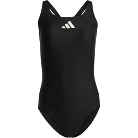 adidas 3 Bar Logo, Damen Badeanzug Logo-Design, für BLACK/ WHITE, 40