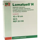 Lohmann & Rauscher Lomatuell H Salbentüll 10x10 cm steril 50 St