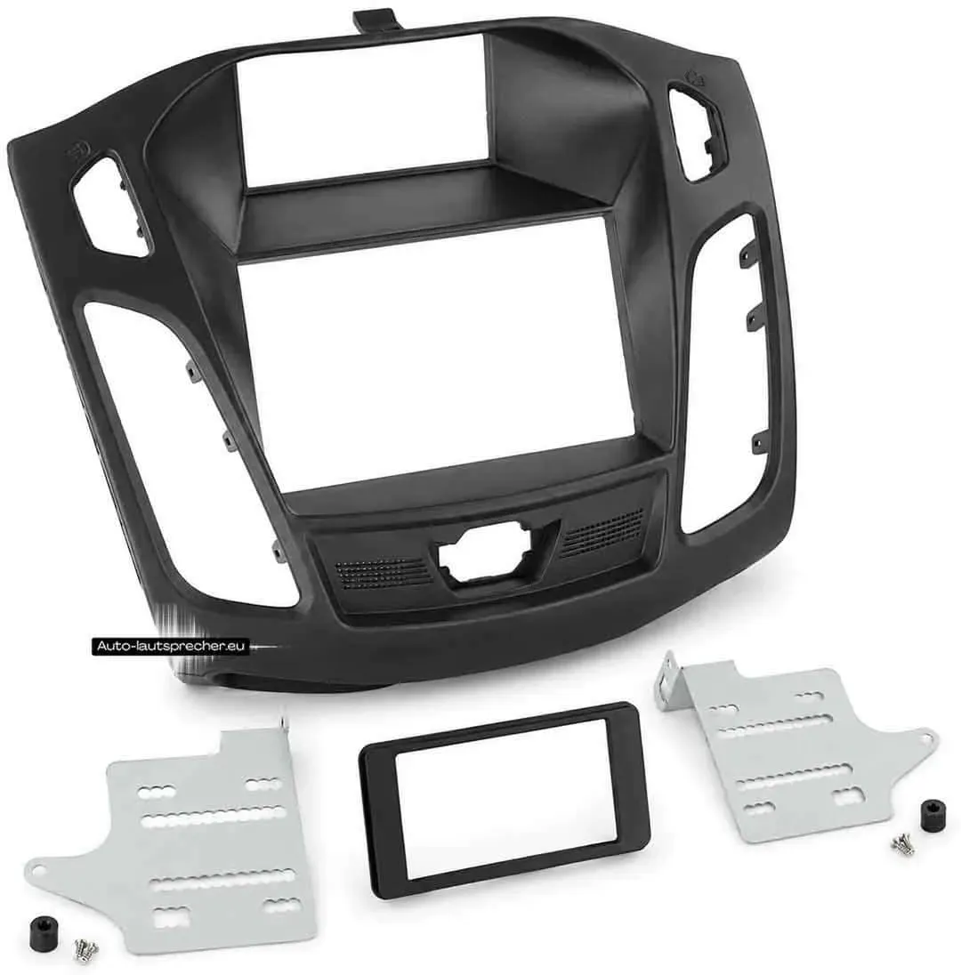 Ford Focus III Doppel DIN Radioblende 2010-2014 schwarz