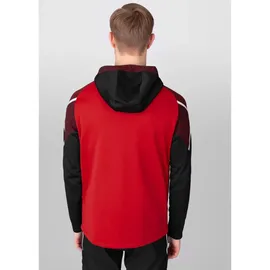 Jako Trainingsanzug Polyester Performance mit Kapuze rot/schwarz 164