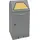 stumpf metall Sortsystem Modul Vario 60 graualu struktur Innenbehälter 60 Liter Trethebel