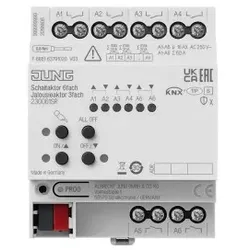 Jung 230061SR KNX Schaltaktor 6fach, KNX Jalousieaktor 3fach, Secure