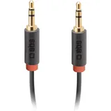 SBS Audiokabel 3,5mm Klinken-Stecker - 3,5mm Klinken-Stecker 1,5m (TECABLE35KR)
