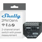 Shelly 2PM Gen4, 2-Kanal-Smart-Schalter, WLAN, Matter, Bluetooth