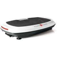 Vibrationsplatte Casada PowerBoard 2.1 in weiß-schwarz - Fitnessgerät und Vibrationsplattform für Fitnessübungen, Muskelentspannung und Anregung von Stoffwechsel, Fettverbrennung & Durchblutung