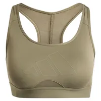 adidas Sport-BH Braun/Grün XS