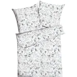 KAEPPEL Enchanted Floral Grau 135 x 200 cm + 80 x 80 cm