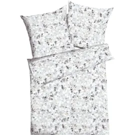 KAEPPEL Enchanted Floral Grau 135 x 200 cm + 80 x 80 cm