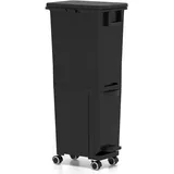 Costway Mülleimer 32 l Schwarz