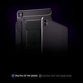 SPIGEN Rugged Armor Pro für iPad Pro 13 Zoll (2025/2024) Schwarz