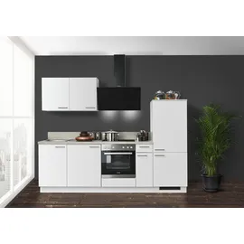 kochstation Küchenzeile KOCHSTATION KS-Scafa 260 cm weiß