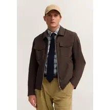 Bugatti Hemdjacke Regular Fit Braun 54
