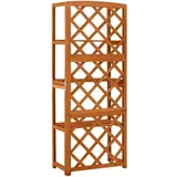 vidaXL Spalier mit Ablagen 55 x 30 cm Braun
